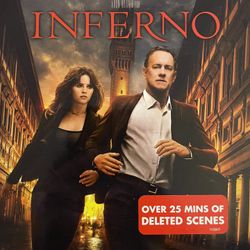 INFERNO (Blu-Ray-2016) Tom Hanks + Felicity Jones!