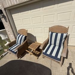 2 Large Rocking Chairs 