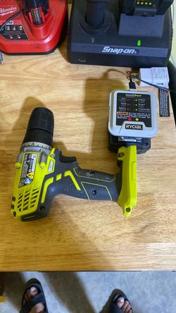 Ryobi Cordless Drill with IntelliPort Charger