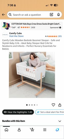 Wood bassinet