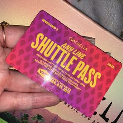 Coachella Shuttle Pass! Meet At Coachella 