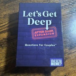 Let’s Get Deep 