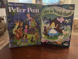 What Disneys Peter Pan 1974 And Alice in Wonderland 1976 Golden Books