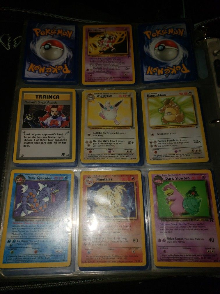 Pre 1999 Pokémon Cards| Fossil|TeamRocket| 13 Total Rares+1 Japanese Holo