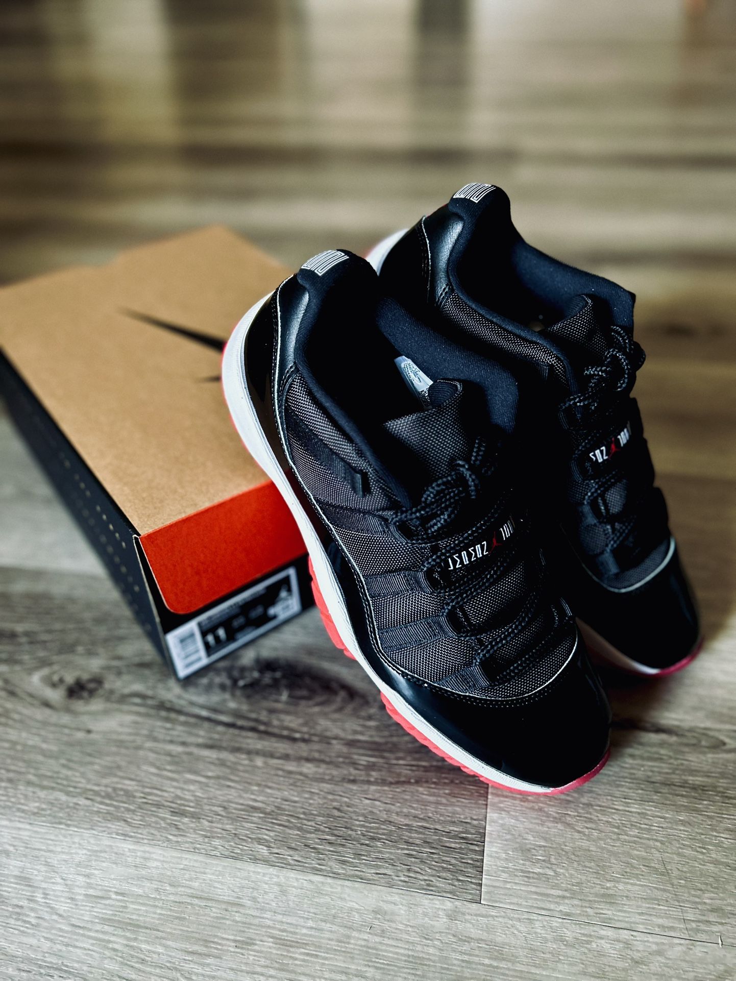 Air Jordan 11 Retro Low ‘Bred’ 2025 Size 11M 