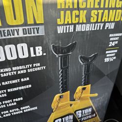 New 6 Ton Heavy Duty Jack / Daytona ( 1 Jack Is Orange / 1 Jack Yellow