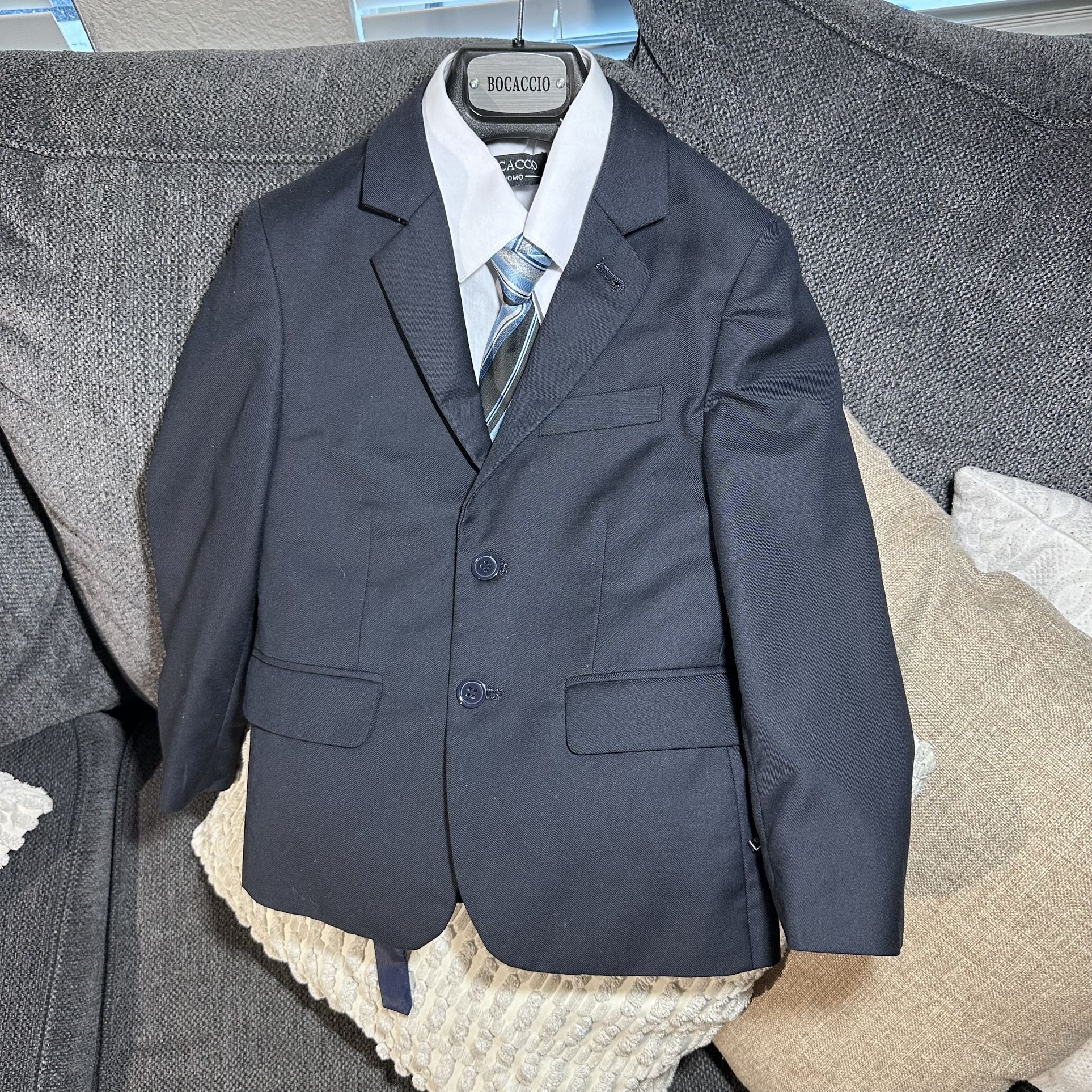 Size 6: 5-piece Navy Blue Suit for Kids (Read Description)