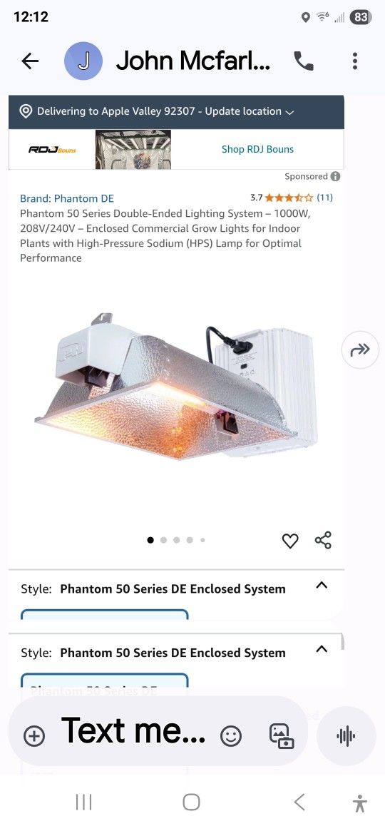 Hydroponic Grow Lights