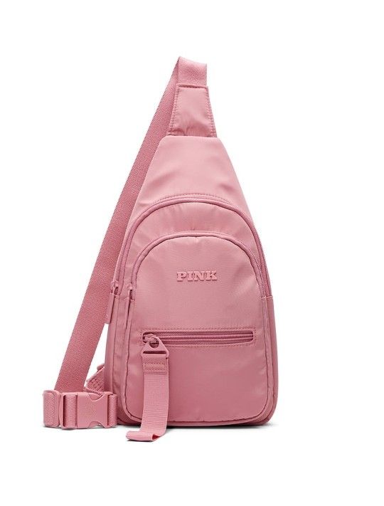 ❤ Victoria Secret Pink Nylon Sling Backpack ❤