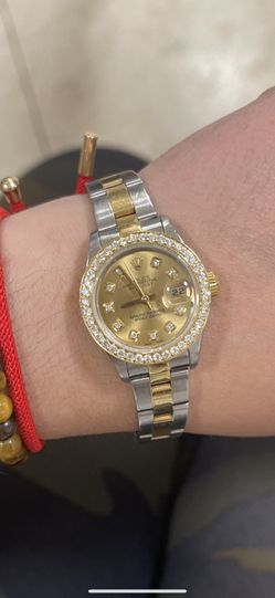 Womens Rolex Datejust 18k Gold
