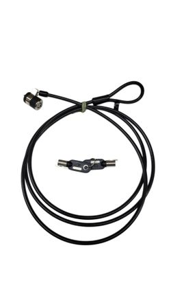 Genuine Dell Noble Wedge Laptop Security Cable Lock Keyed TZ04T