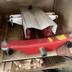 Transmission jack support