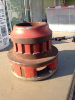 Ridgid 2" inch pipe die threader