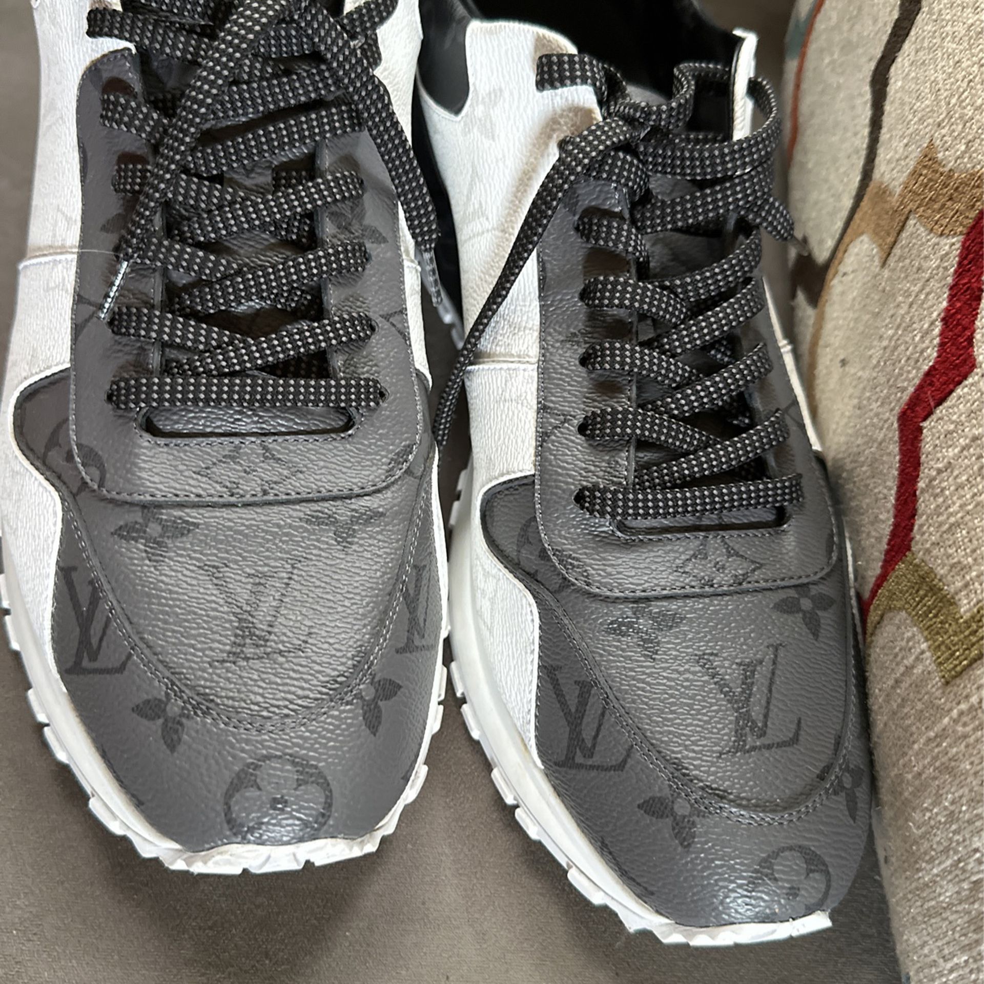Louis Vuitton Printed Sneakers - Grey Sneakers, Shoes - LOU789465