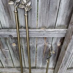 JC Penney Decorative Rods...short rod 27"- 35" and the long rod 62" -108"