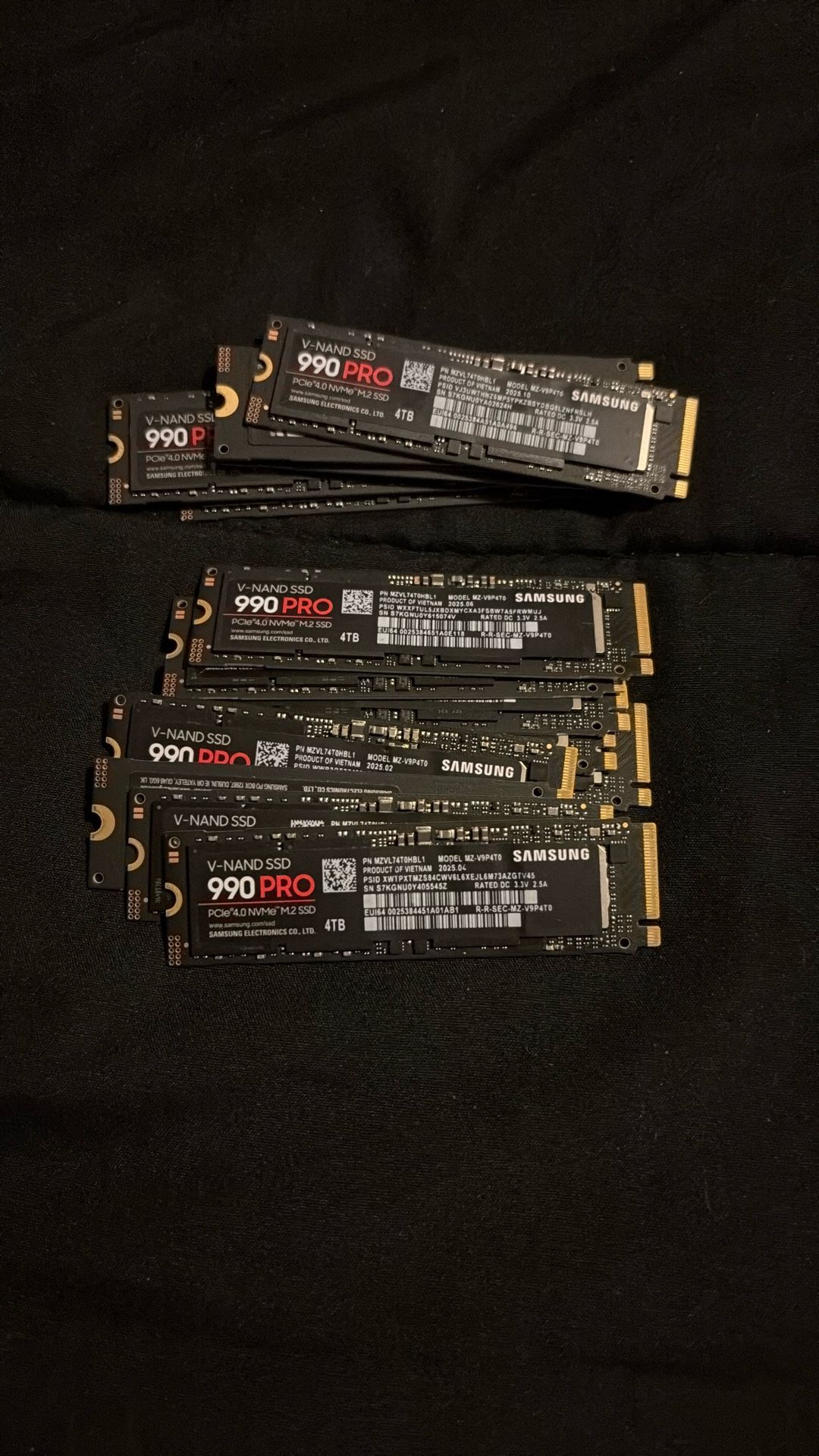 Samsung 990 Pro 4tb SSD (New No Box)