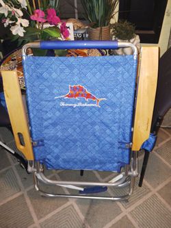 NEW EX LARG TOMMY BAHAMA FOLD CHAIR 25 FIRM LOOK MY POST TONS ITEM TO SEE