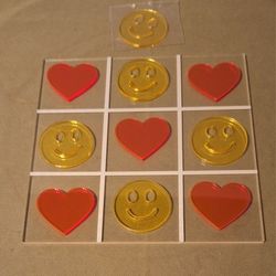 Lucite Tic Tac Game - Very Sweet And Unique 