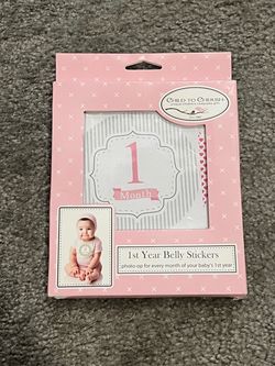 Baby Monthly Milestone Stickers