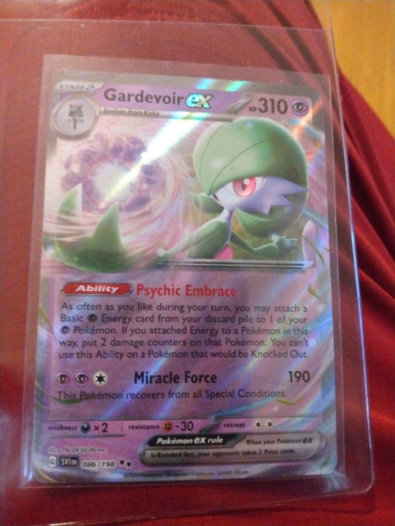 Gardevoir ex 086/198 scarlet N violet, Hobbies & Toys, Toys