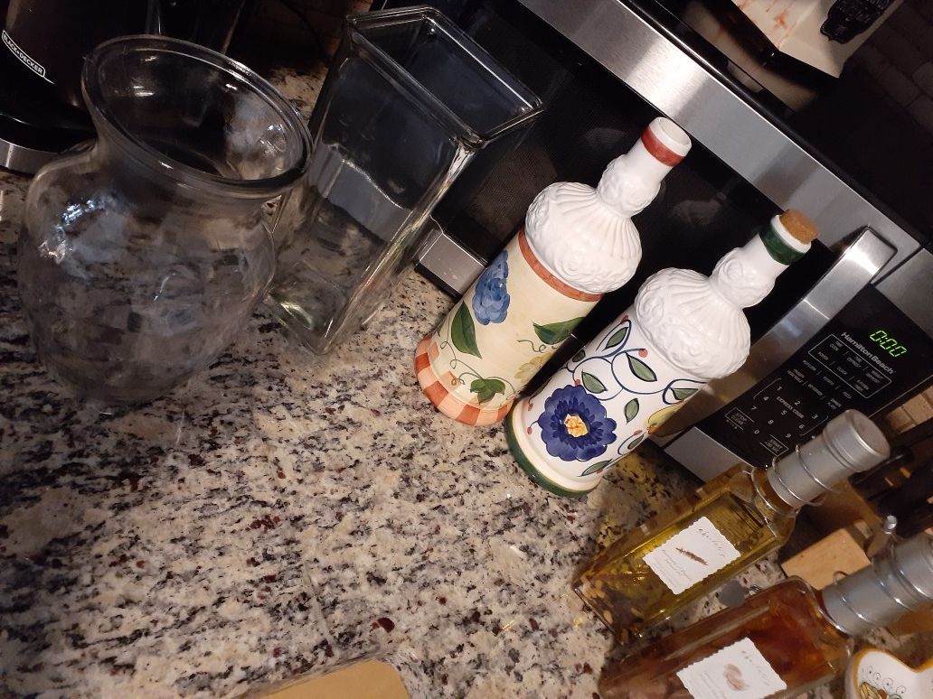 Vases and oil jars