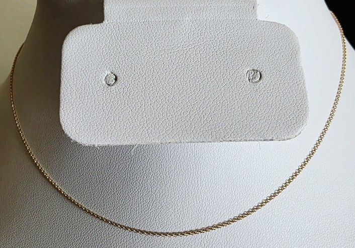 🪷Rolo 18k gold chain necklace
