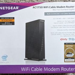 Netgear AC1750 WiFi Cable Modem Router