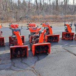 Snowblowers For Sale starting at $600 all the way up to $1,500 Pm 
