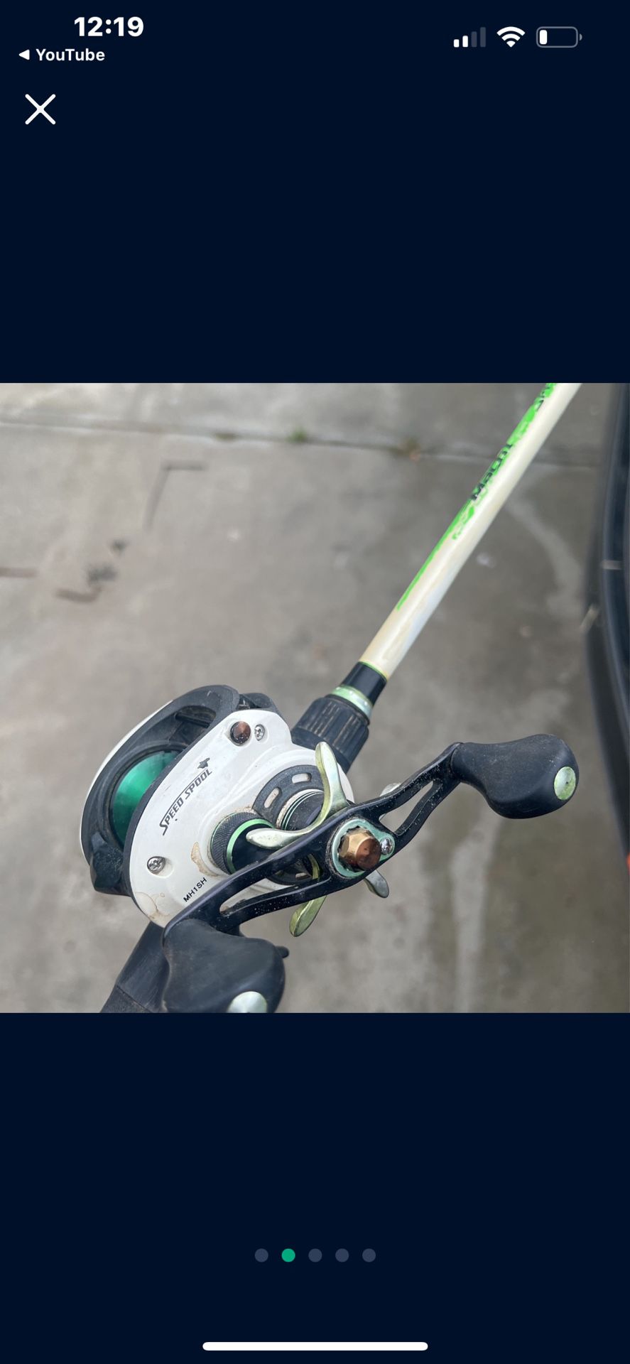 Lews Speed Spoil Mach One Fishing Rod And Real Combo 