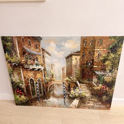 Canvas painting Venice