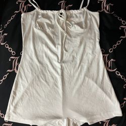 White Romper From SHEIN 