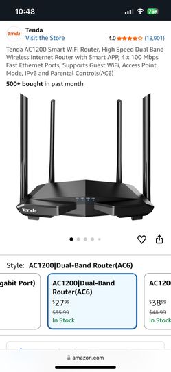 Tenda Ac1200 WiFi Router