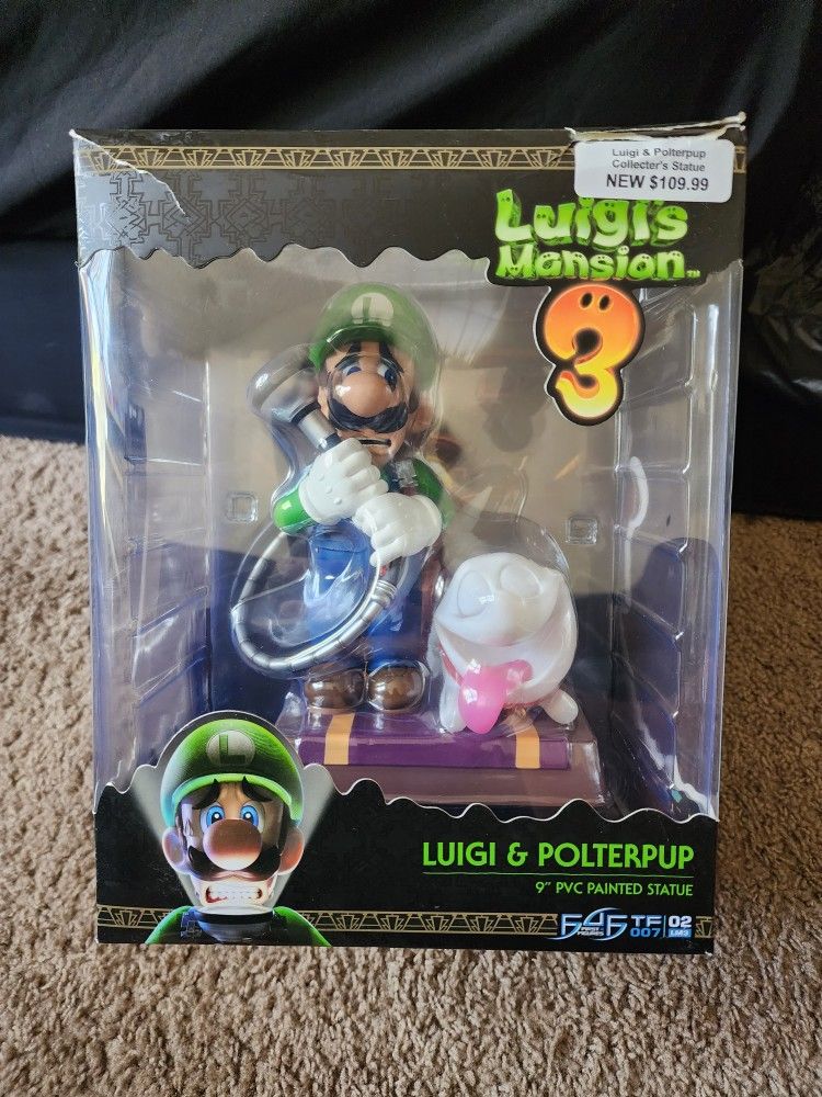 Luigi's Mansion 3 Luigi and Polterpup Collectors Edition Statue 9