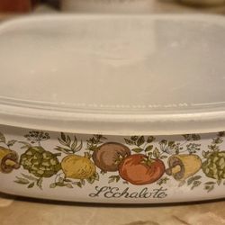 RARE VINTAGE SPICE OF LIFE L'ECHALOTE 1970-80'S CORNINGWARE A-1-B CASSEROLE