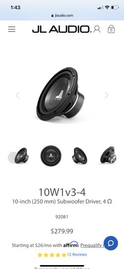 JL Subwoofers+ Alpine V-power Amp