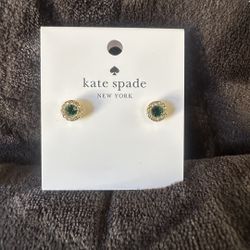 NWT Kate Spade You're A Gem Pave Halo Studs earings womens