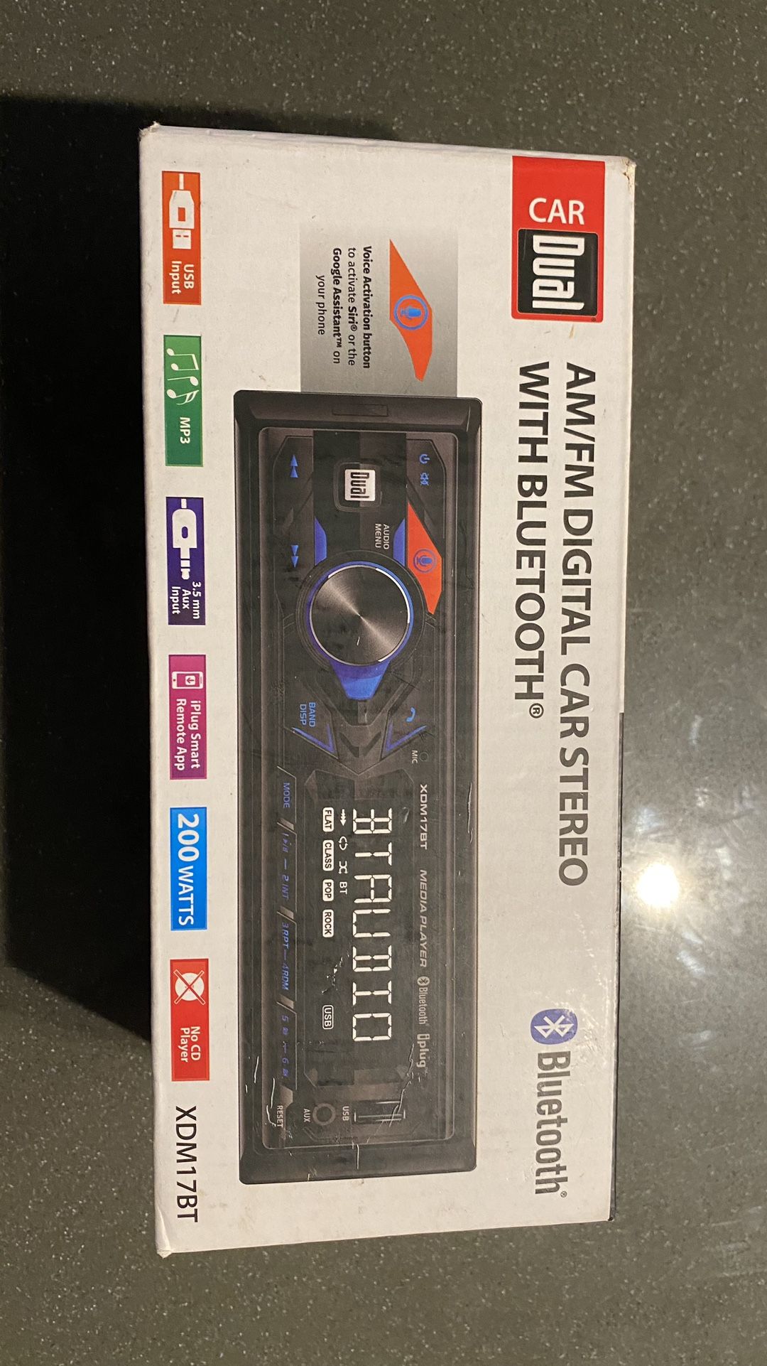 Dual XRM59BT AM/FM Digital Car Stereo Receiver w/ Bluetooth & USB / Aux Input