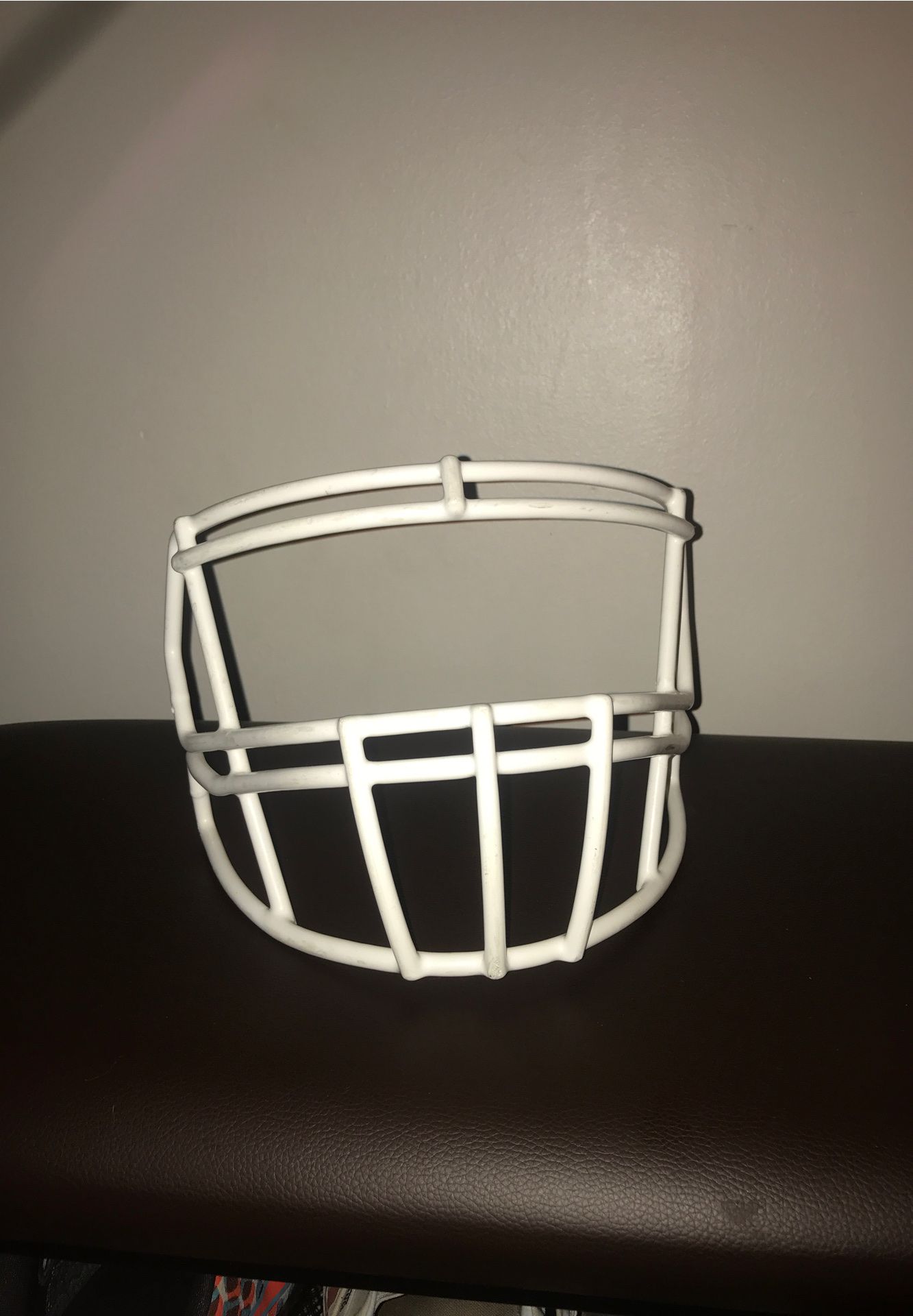 White Adult Revolution Speed Football Facemask