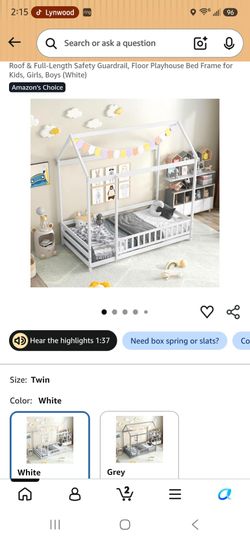 Twin bed frame