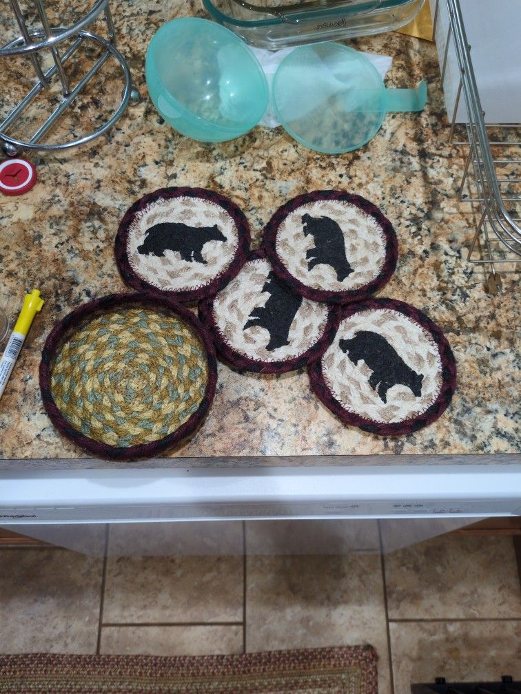 Bear Coasters
