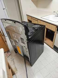 Stove and fridge