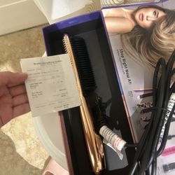 Rose Gold Heating Hair Brush