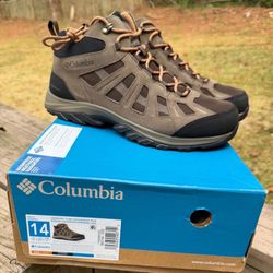 Columbia Men's Redmond III Mid Waterproof Hiking Boots size 14
