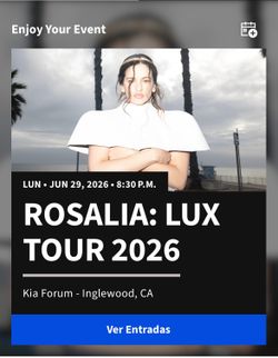 Rosalía concert 6/29