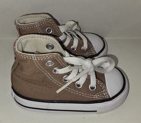 Converse All-Star Hi Brown Shoes Kids Size 4