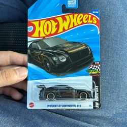 IN HAND 2025 HOT WHEELS case g 2018 BENTLEY CONTINENTAL GT3 mainline BLACK race