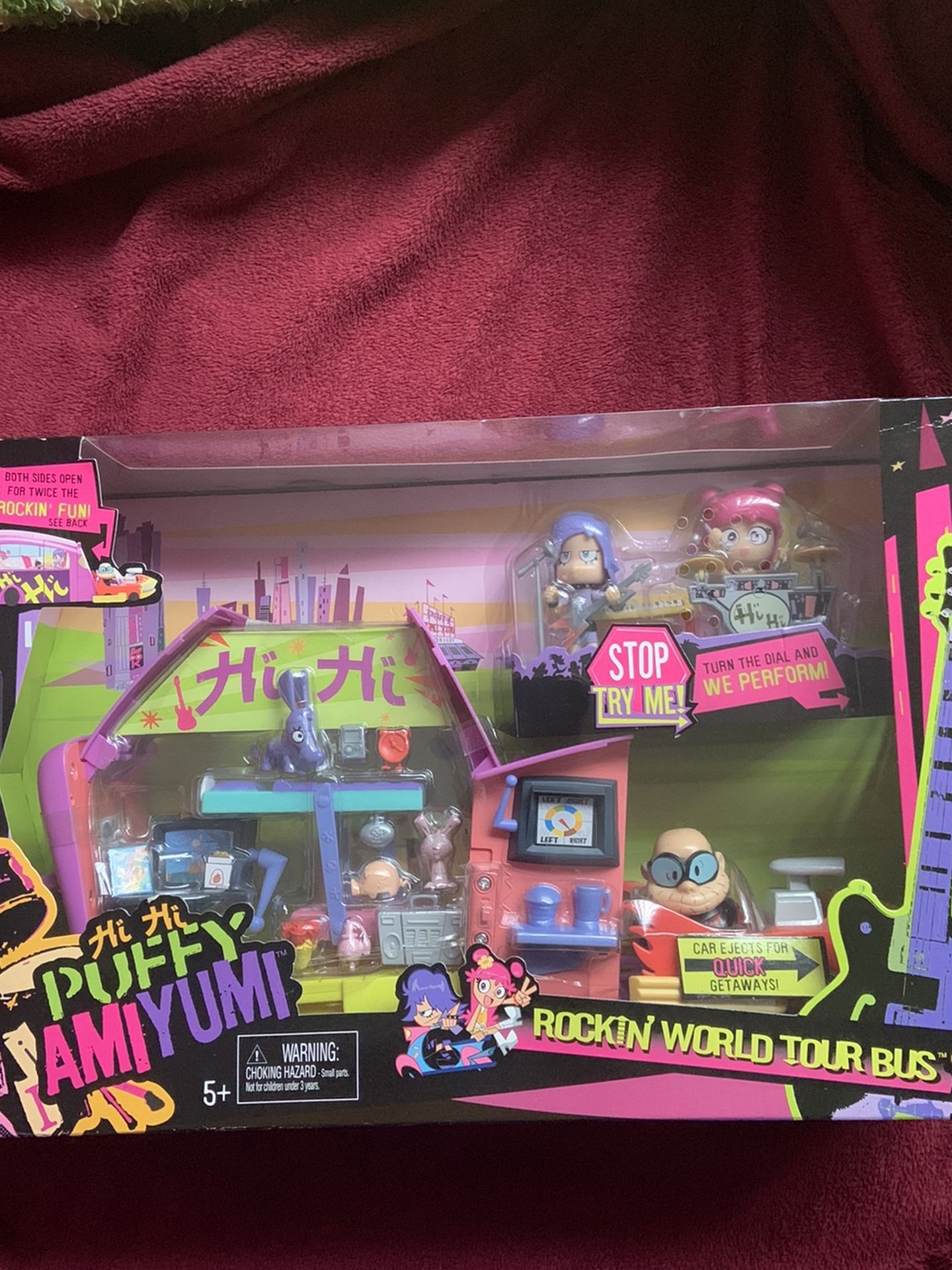 Hi Hi Puffy Ami Yumi Rockin World Tour Bus , Collectible Item . Brand New.