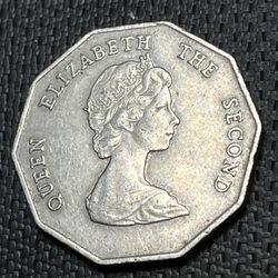 1999 One Dollar East Caribbean States Coin 