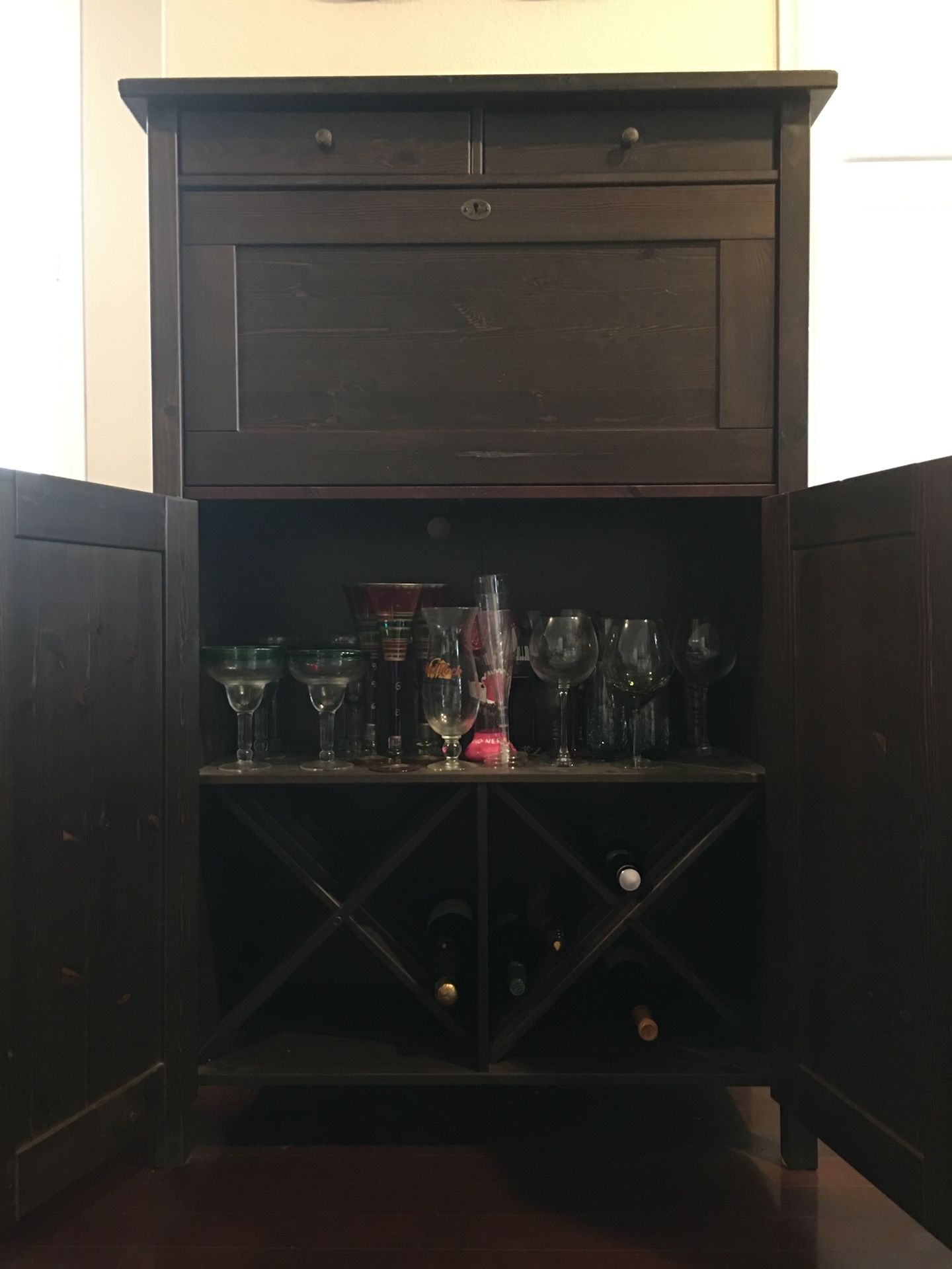 Bar Cabinet Liquor Wine