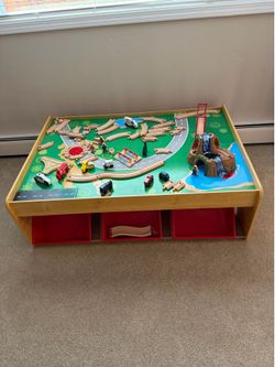 KidKraft wooden train set